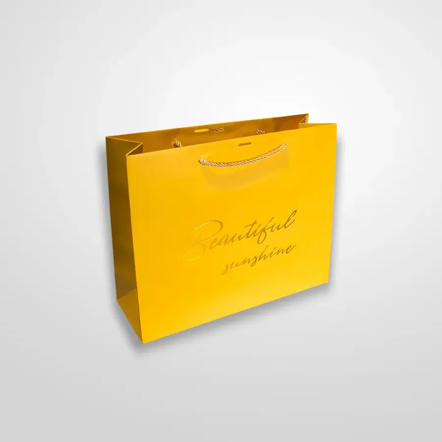 Bolsa Cinta Mensaje Unicolor Importada Pequeña Beautiful Sunshine Amarillo
