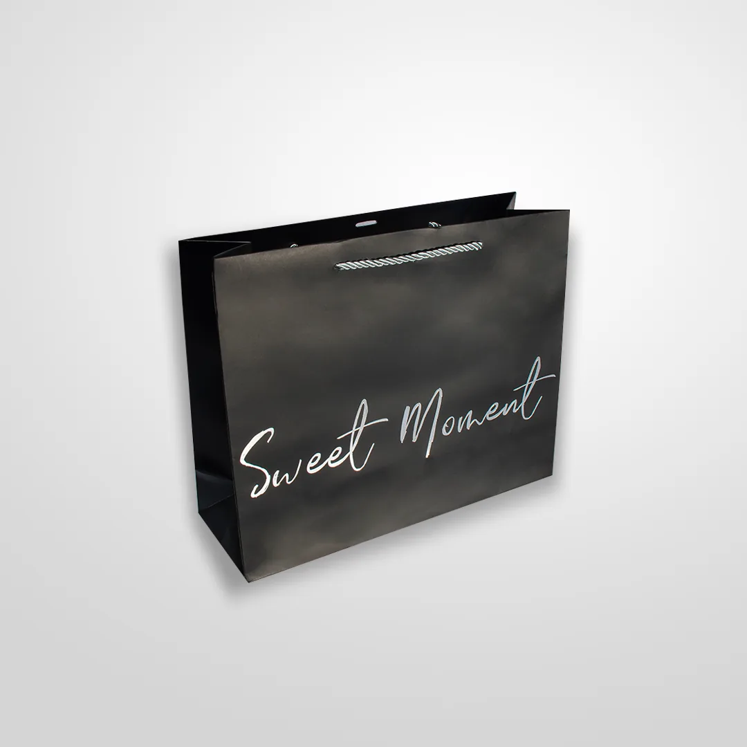 Bolsa Cinta Mensaje Unicolor Importada Pequeña Sweet Moment Negro
