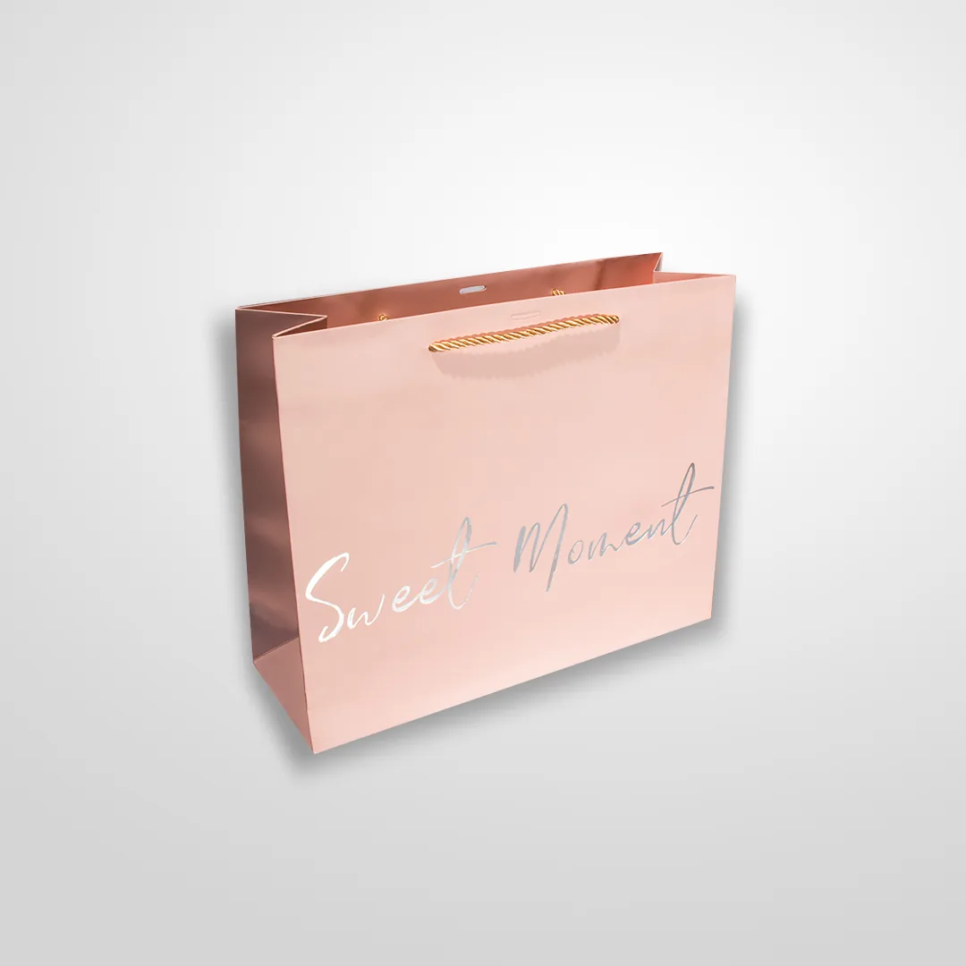 Bolsa Cinta Mensaje Unicolor Importada Pequeña Sweet Moment Rosa