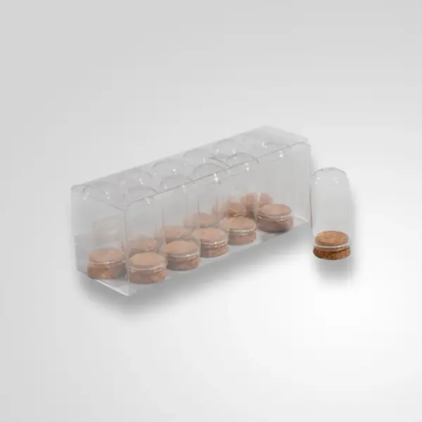 Frasco Tapa Corcho para Joyas