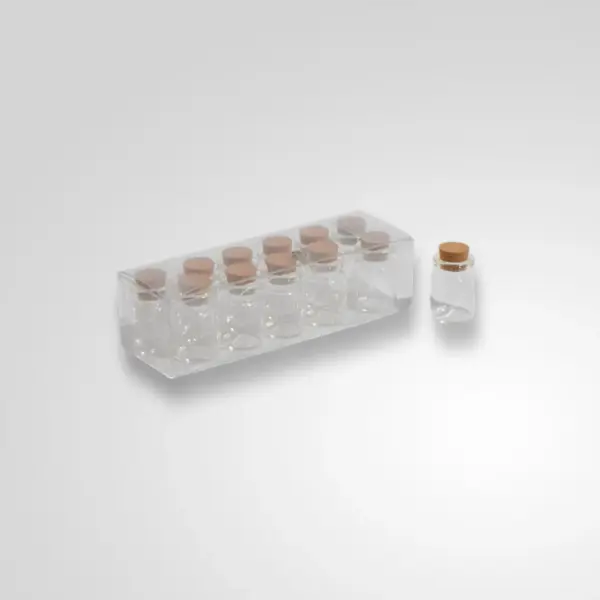 Frasco Tapa Corcho Pedreria
