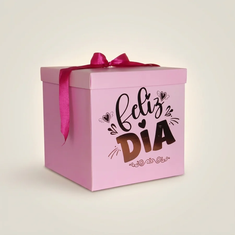 Caja Cinta Grande Feliz dia