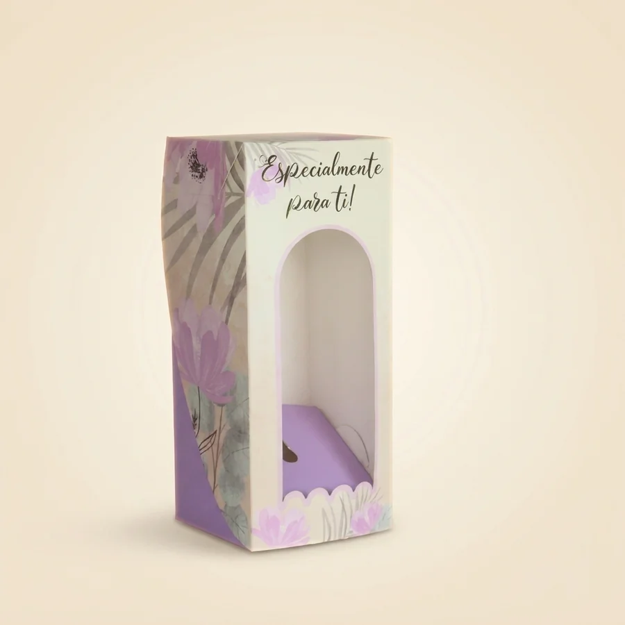Caja Copa Especial lila