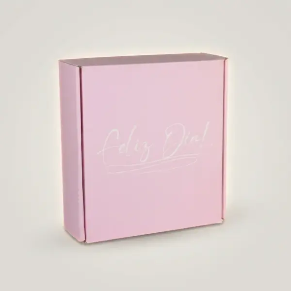 Caja Micro Estampada Mediana Feliz día
