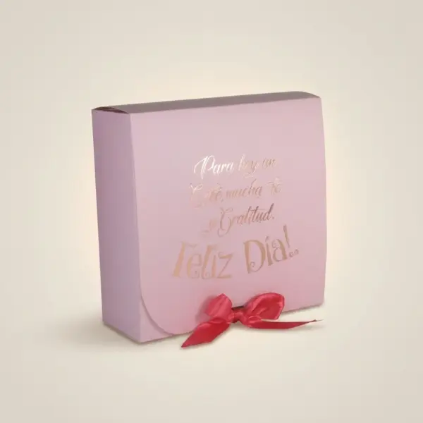 Caja Sobre Grande Feliz dia