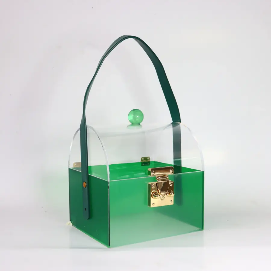 Caja Acrílica Baúl Correa