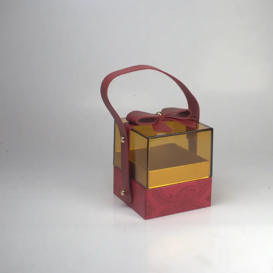 Caja Acrílica Cubo Correa