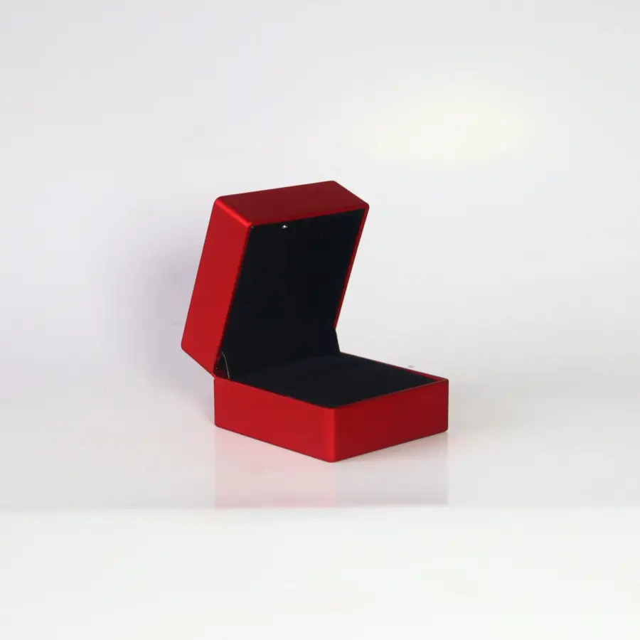 Caja Anillo Luz Terciopelo