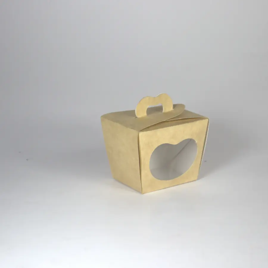 Caja Cupcake x1 Kraft