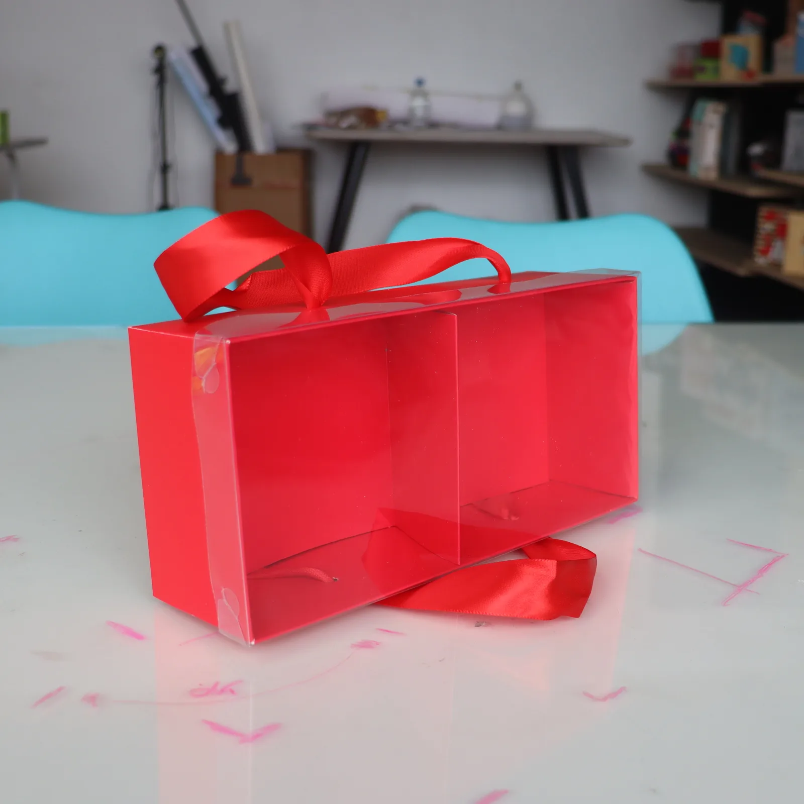 Caja Moño PET Rectangular